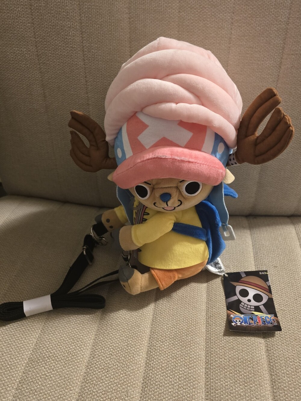 One Piece CHOPPER Plush Doll Figure Crossbody Bag NEW